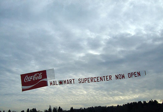Coca-Cola | Wal-Mart Supercenter Now Open banner